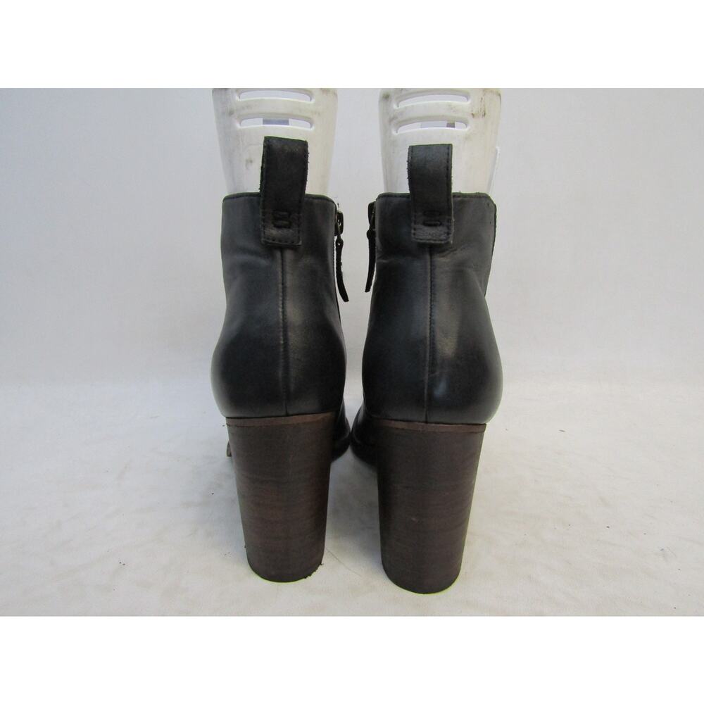 BP Womens Size 10 M Black Leather Zip Ankle Fashion Boots Bootie - Picture 7 of 11